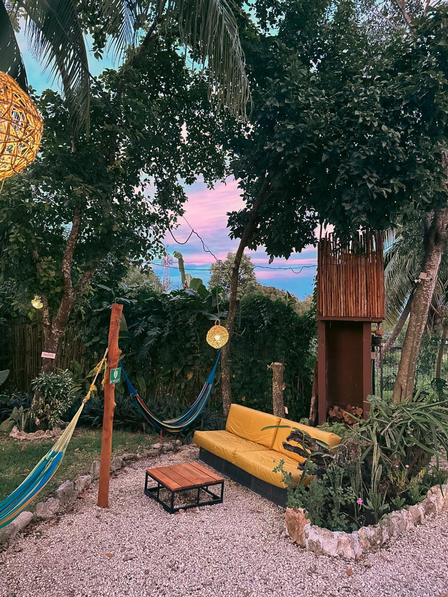 El Buho Bacalar Eco-Cabanas Hostal Εξωτερικό φωτογραφία