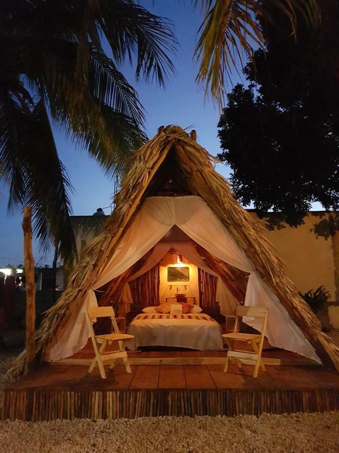 El Buho Bacalar Eco-Cabanas Hostal Εξωτερικό φωτογραφία